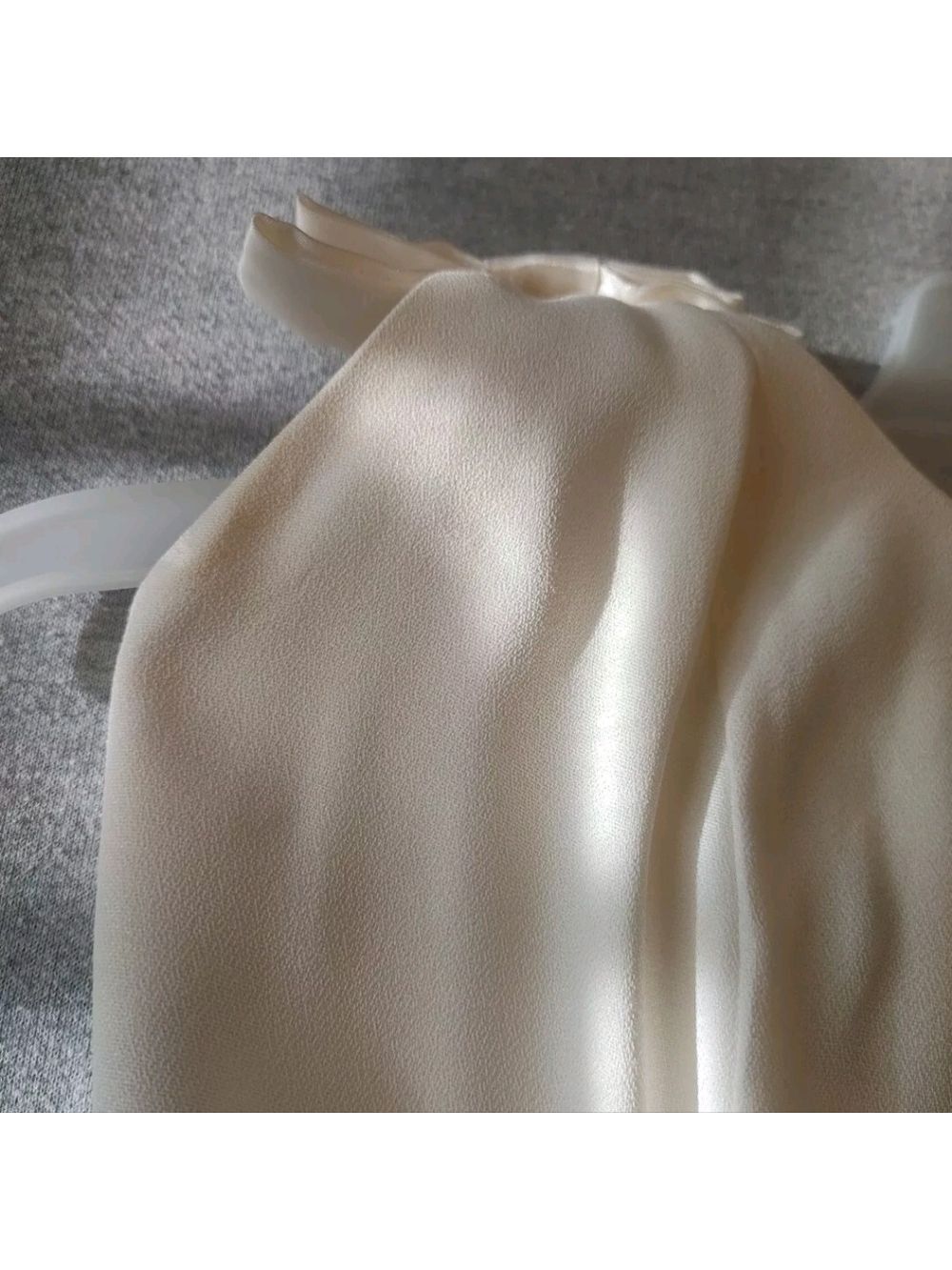 1996 Nice Vintage 90's Y2K Formal Prom Party Dress Size 3/4 Cream Classic - Picture 11 of 11